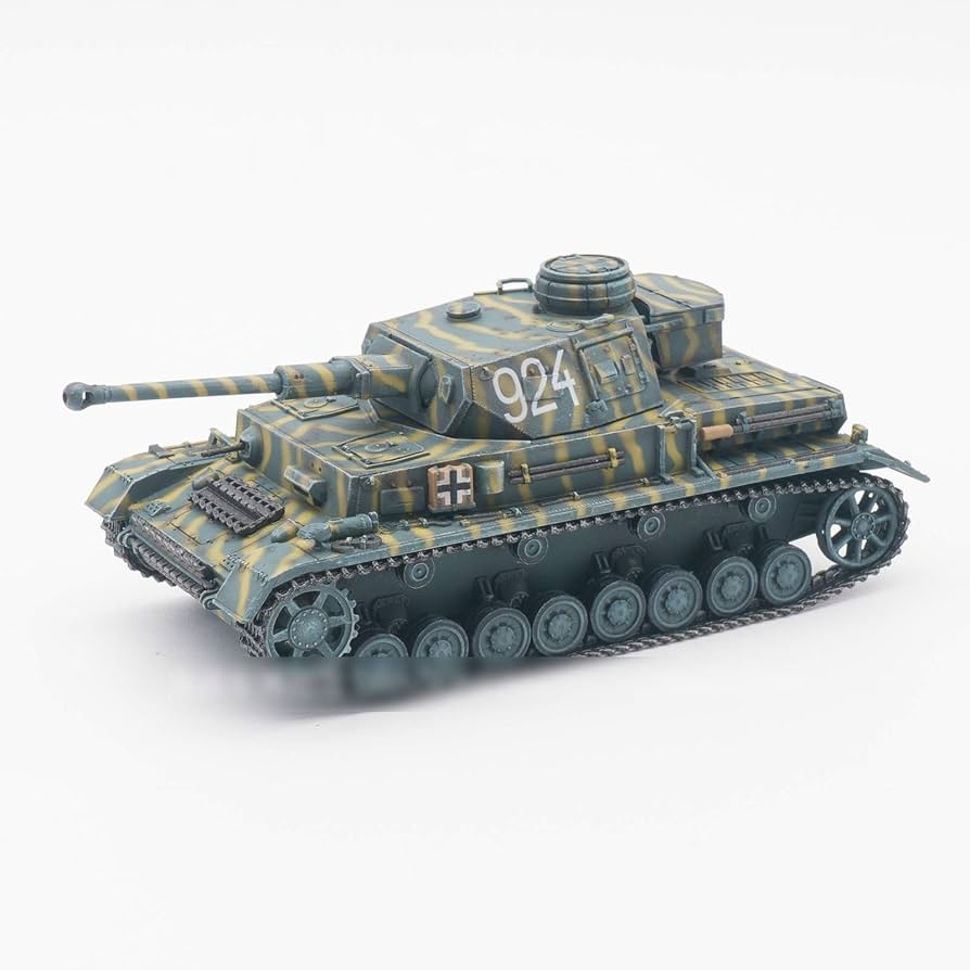 未組立 1/15 BANDAI GERMAN TANK4 TYPE F2 プラモ Tanque Bandai 1/15 alemão 4 tipo F2 estático/RC